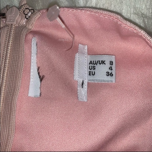 Princess Polly Cottage Hill Mini Dress Blush 4,8 - Picture 8 of 9